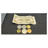 Foreign Coins and Curency
