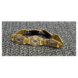 Vintage Damascene Link Bracelet
