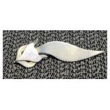 Los Castillo Fine Silver .925 Fox Brooch