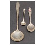 Silver Spoons of Various Sizes