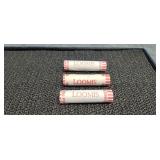 3) Rolls of Re-rolled Pennies