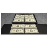 10) Secquencial $2.00 Bills