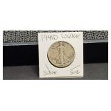 1941 D Silver Walking Liberty Half Dollar