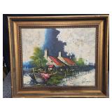 Original Art on Canvas 25.5 x 21.5