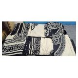 6) Single Size Hand Woven Blankets