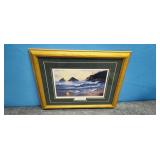 20 1/2'ï¿½16 1/2' Signed Art Rocky Reef Steve Wilson