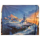 War Ship Tapestry