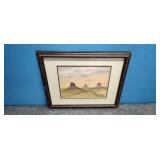 22.5' ï¿½ 19' Desert Art Signed