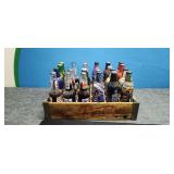 Vintage Wood Pepsi Container and Bottles