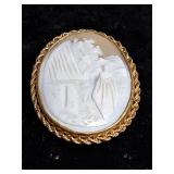 Vintage Cameo Pendant or Broach
