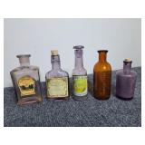 Vintage Apothecary Product Bottles