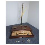 Antique Jewelry Balance Scale & Specimen's