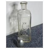 Antique Medicine Bottle w/ Klip Spoon