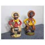 Vintage Chalkware Statues