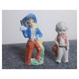 Vintage Japanese Bisque Figurines