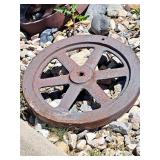 Antique Cast Iron Flywheel or Pulley