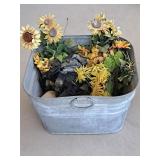 Vintage Galvanized Washbasin