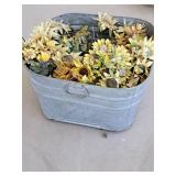 Vintage  Galvanized Washbasin