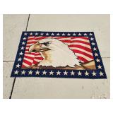 Patriotic Flag Eagle Rug