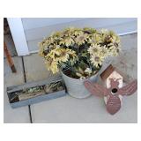 Vintage Yard Art (Toolbox, Bucket ect)