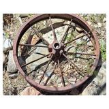 Antique Farm Implement Wheel
