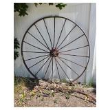 Antique Farm Implement Wheel