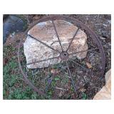 Antique Farm Implement Wheel
