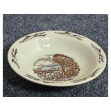 Vintage Hand-Painted Glazed Bowl