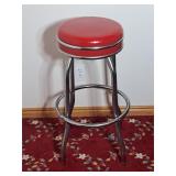 Vintage Retro-Style Chrome Bar Stool
