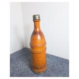 Antique Oak Whiskey Bottle