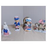 Patriotic Bobble Head, Avon Bottle, Music Box