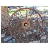Antique Farm Implement Wheel