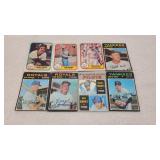 8 Vintage Baseball Cards