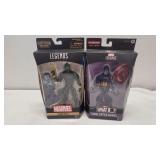 2) Marvel Action Figures
