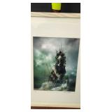 12 1/2'ï¿½16'  Framed Art Signed CARLOS COYOTECATL