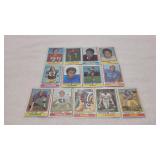 13 Vintage Football Cards