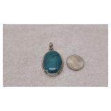 925 Silver & Turquoise Pendant