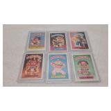 6 Garbage Pail Kids Cards