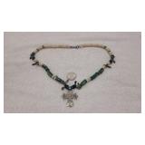 Silver & Beaded Necklace