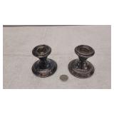Sterling Weighted Candle Holders