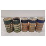 5) Vintage Edison Amberol Records