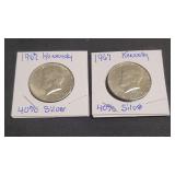 1967 Kennedy 40% Silver Half Dollar