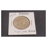 1948 Franklin Uncirculated Silver Half Dollar