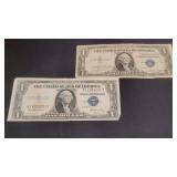 1935 E One Dollar Silver Certificate Blue Seal