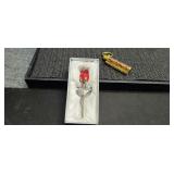 New Fashion Key Ring Lighter and Small Rose