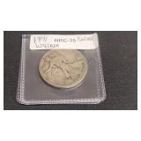 1941  Walking Liberty Silver Half Dollar