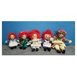 Five  6'-10'  Dolls
