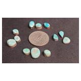 Various Arizona Turquoise Cabochons