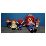 Five 5'- 12' Dolls