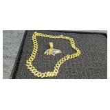 Beautiful Necklace with Pendant  Unauthenticated